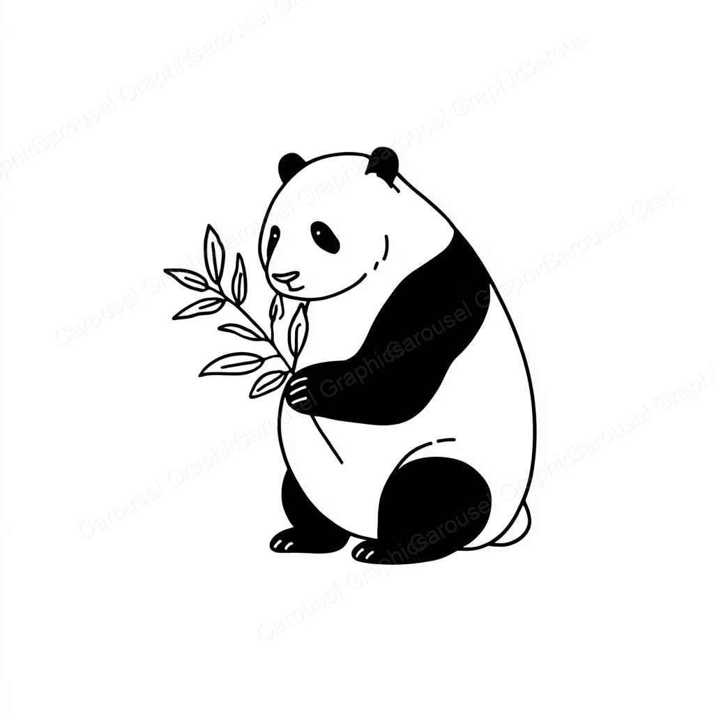 Panda Vector Graphic preview
