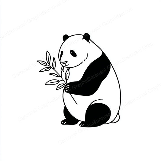 Panda Vector Graphic preview