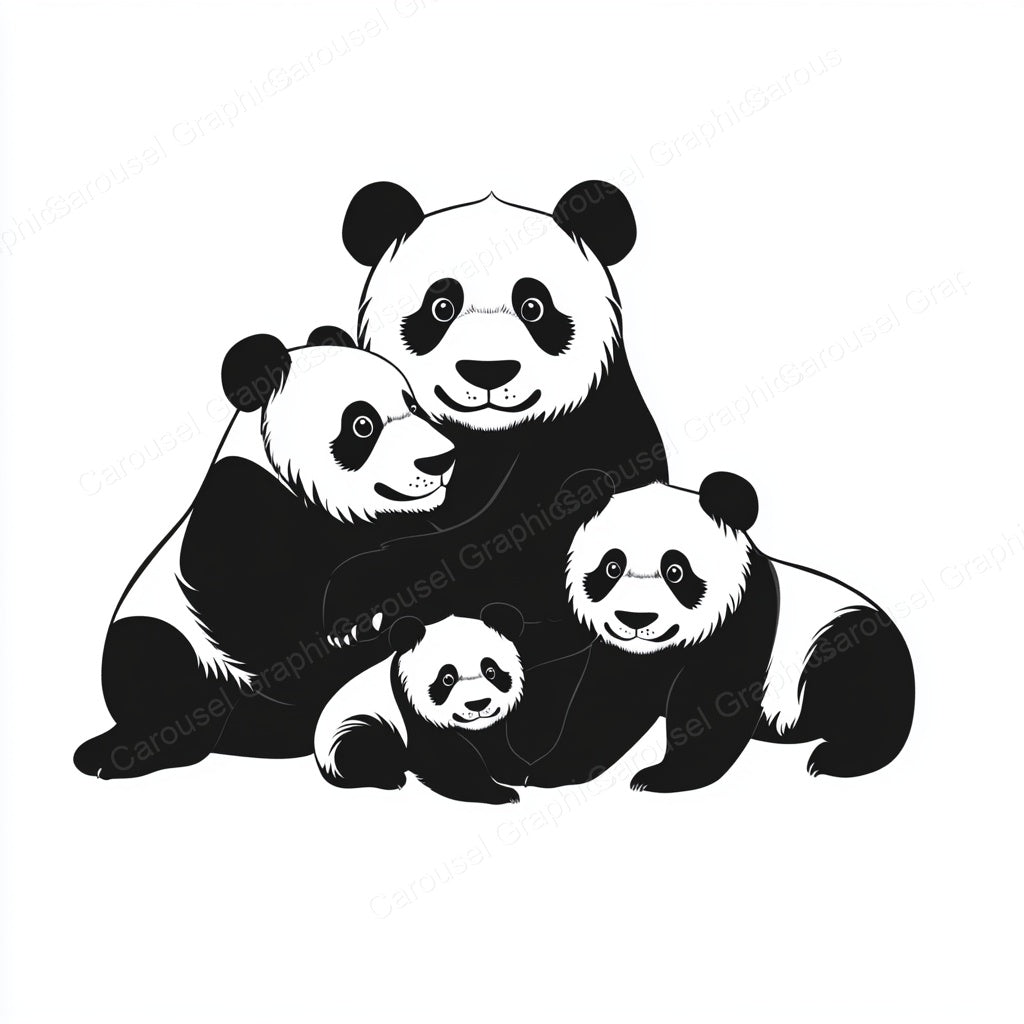 Panda Vector Graphic preview