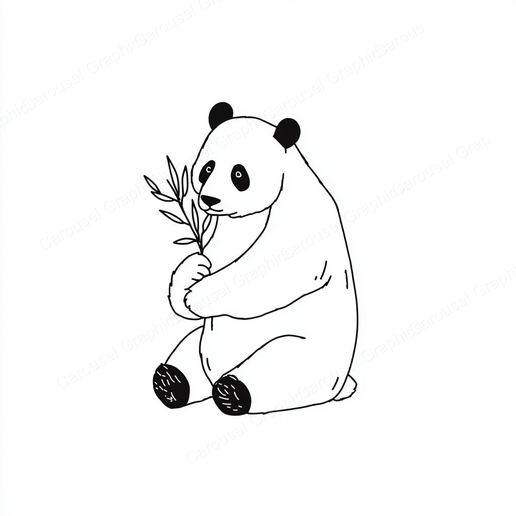Panda Vector Graphic preview