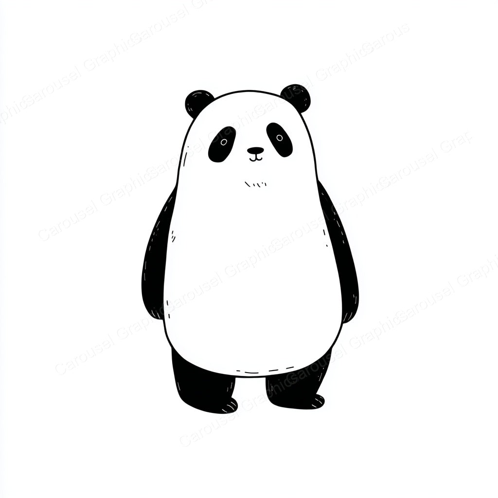Panda Vector Graphic preview