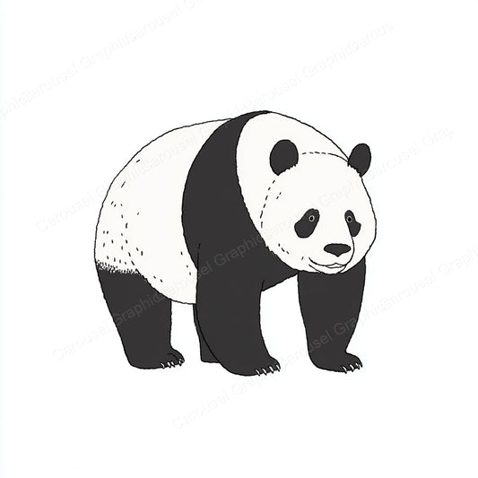 Panda Vector Graphic preview
