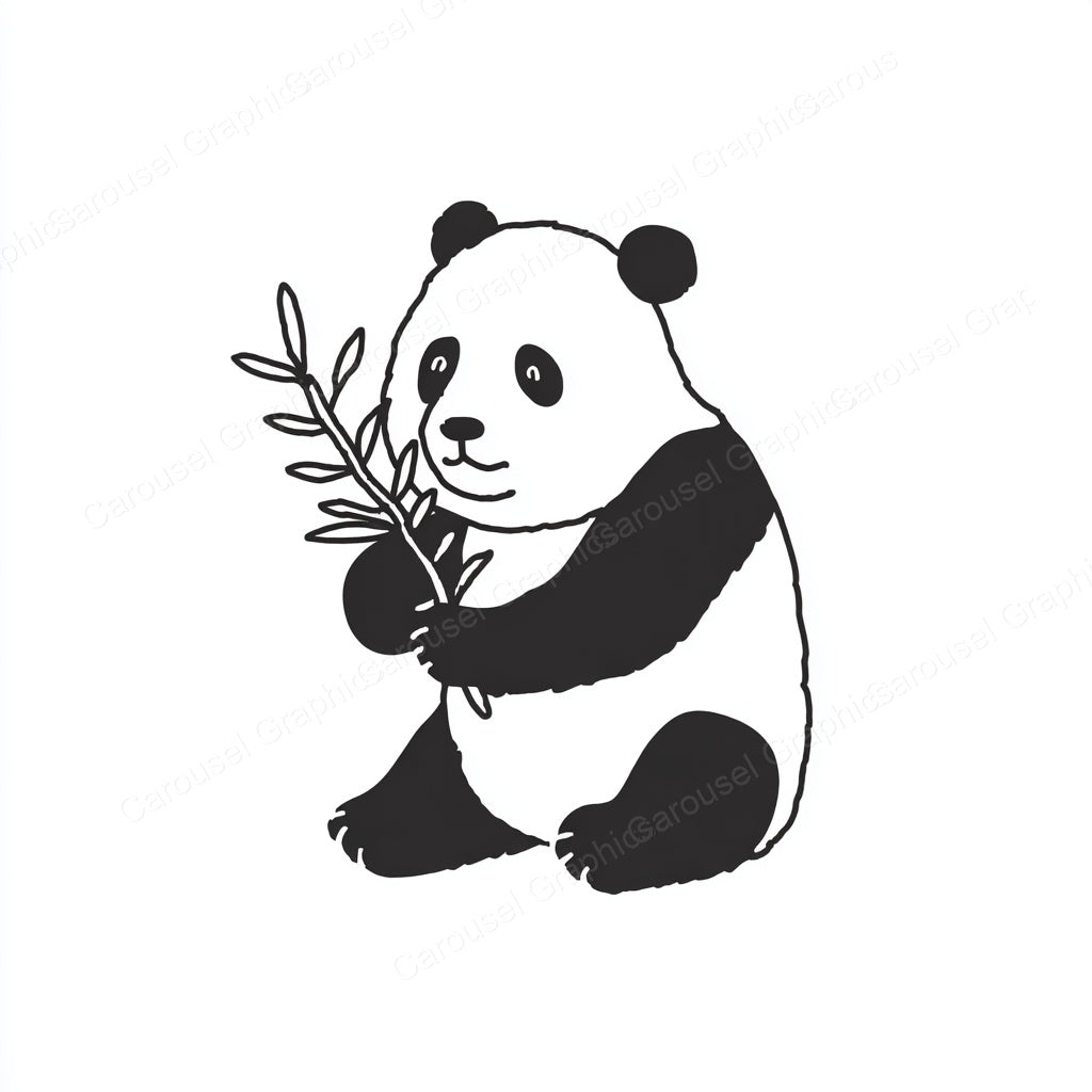 Panda Vector Graphic preview