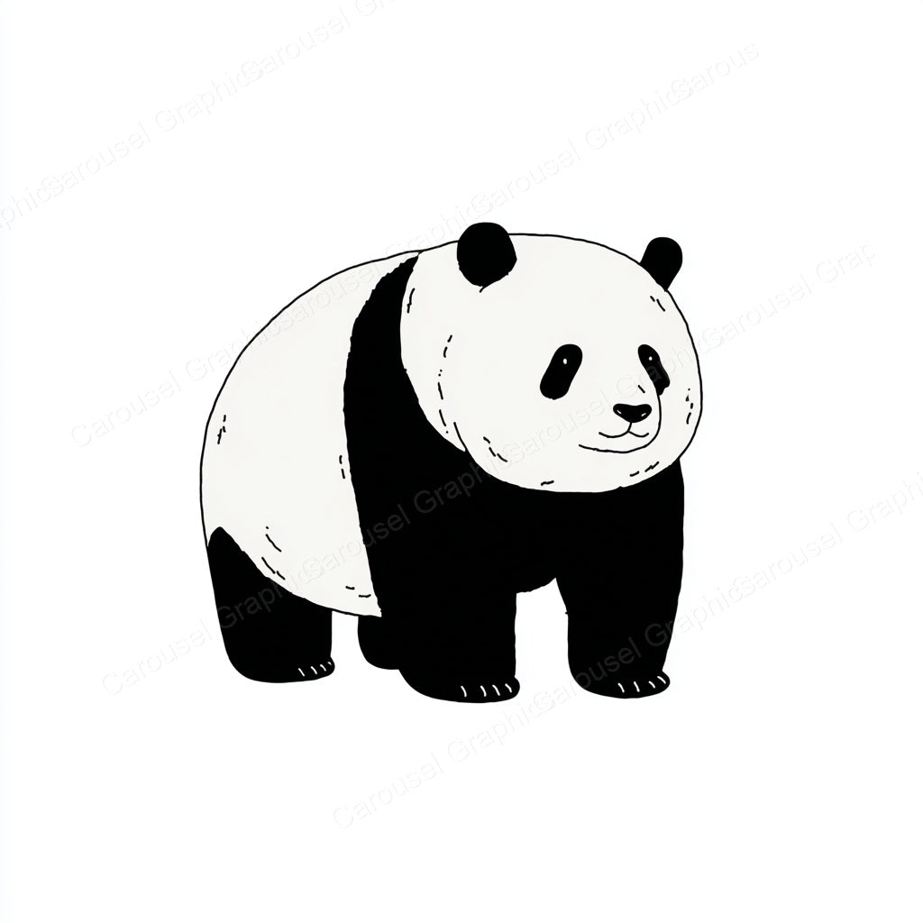 Panda Vector Graphic preview