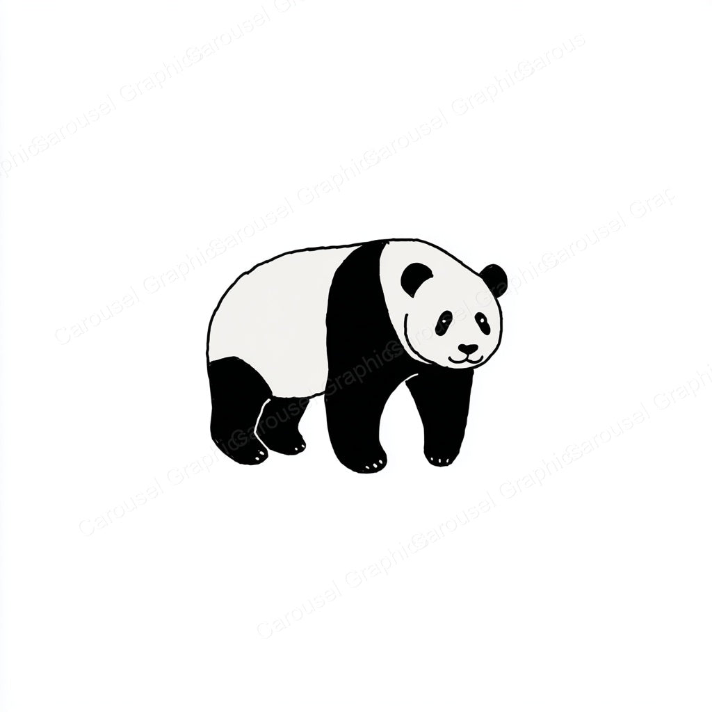 Panda Vector Graphic preview