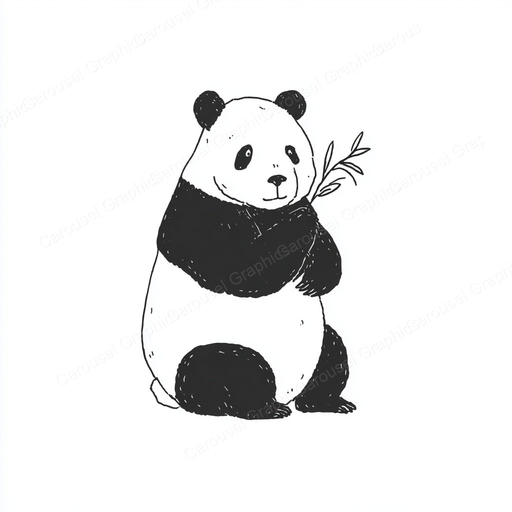 Panda Vector Graphic preview