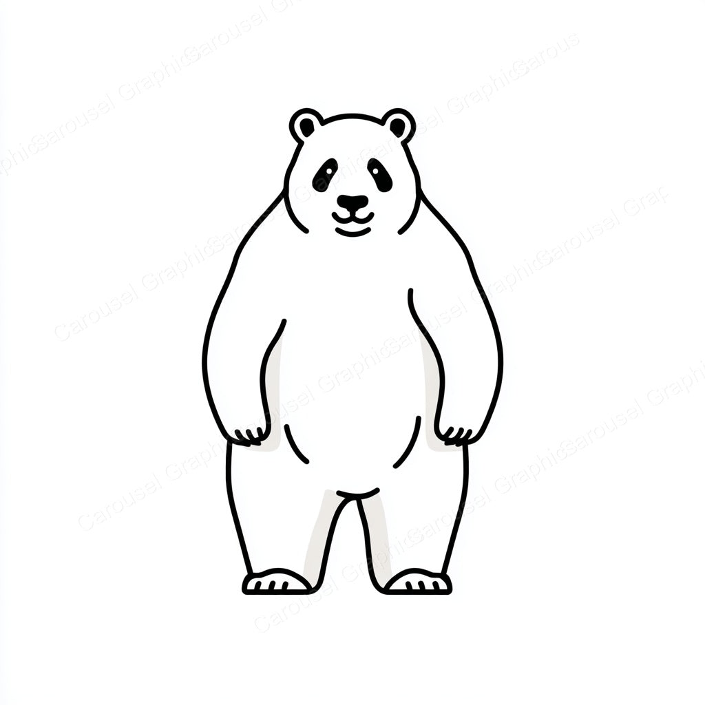 Panda Vector Graphic preview