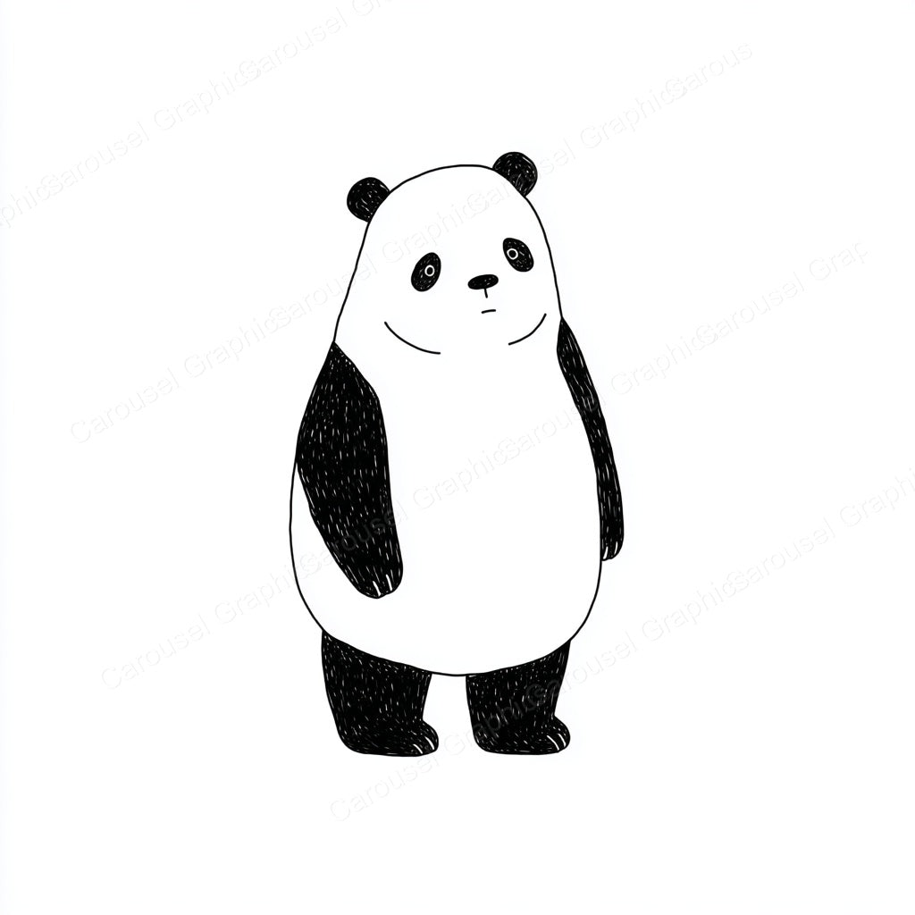 Panda Vector Graphic preview