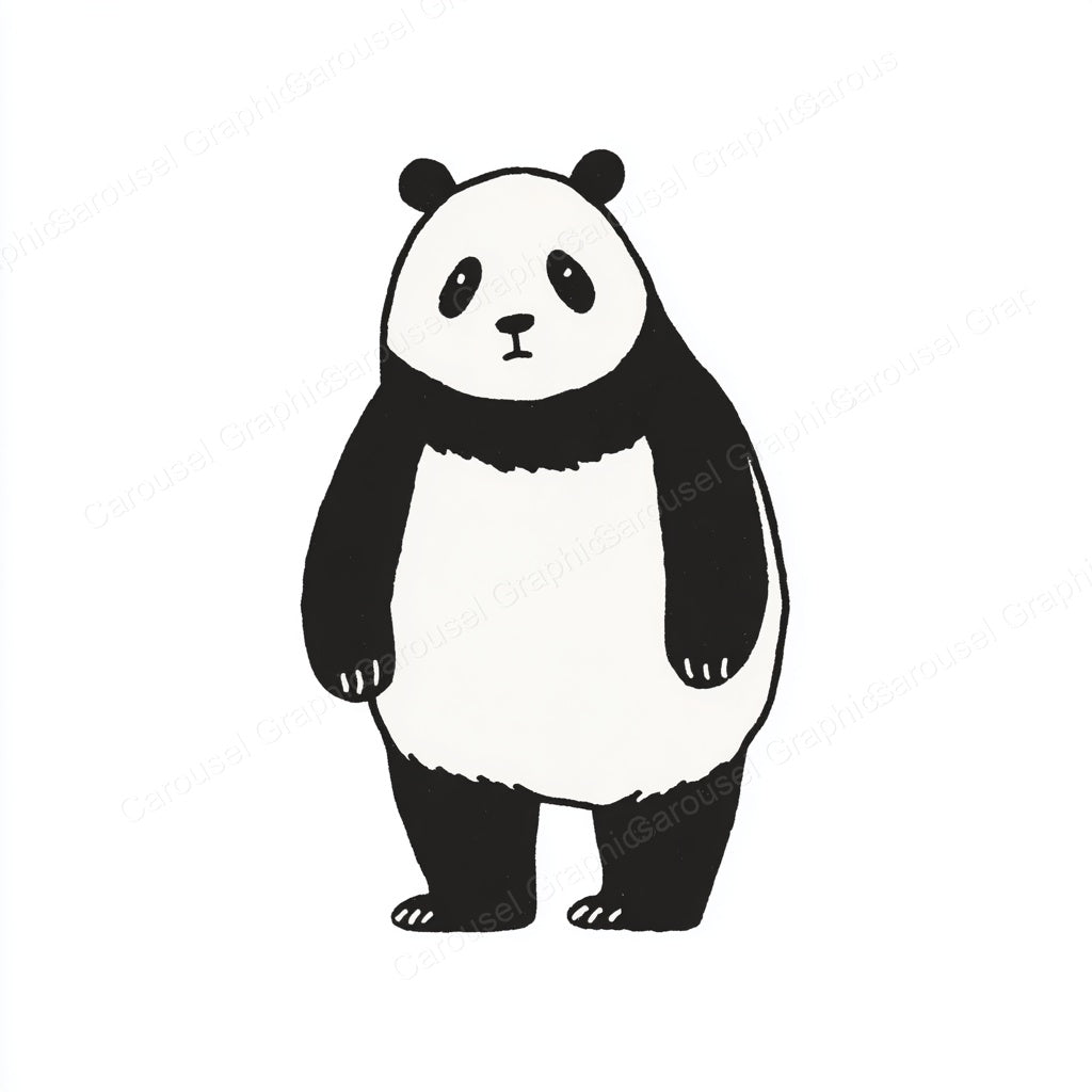 Panda Vector Graphic preview
