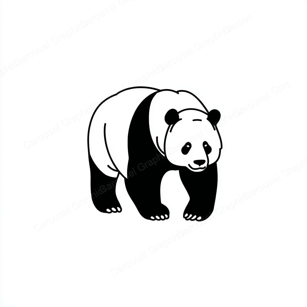Panda Vector Graphic preview