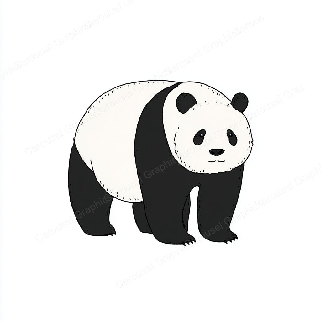 Panda Vector Graphic preview