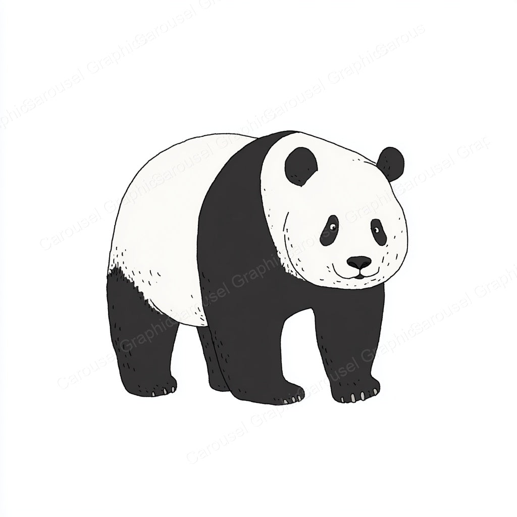 Panda Vector Graphic preview