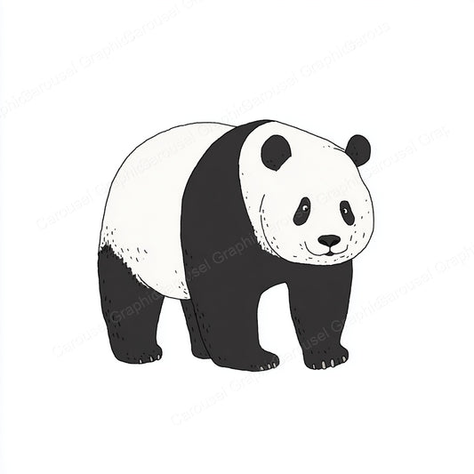 Panda Vector Graphic preview