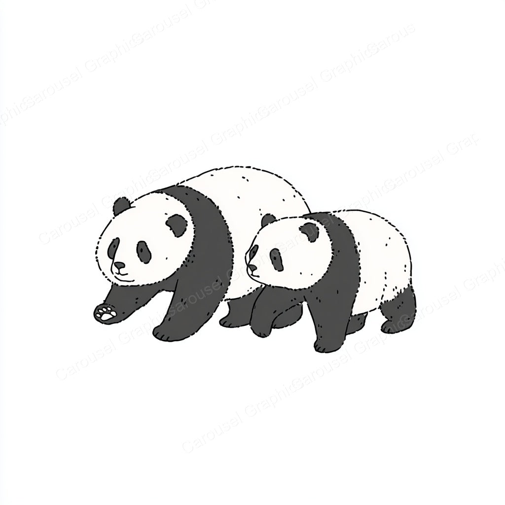 Panda Vector Graphic preview
