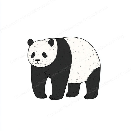 Panda Vector Graphic preview