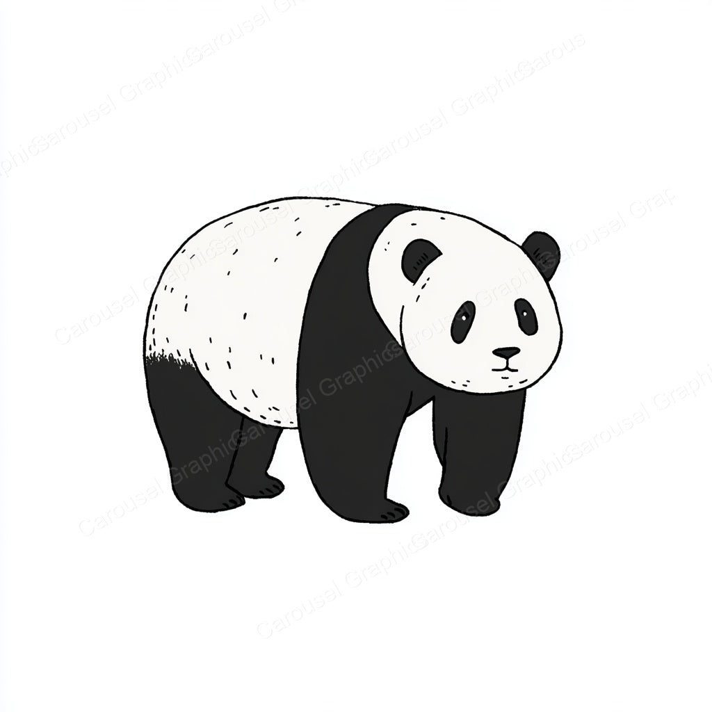 Panda Vector Graphic preview