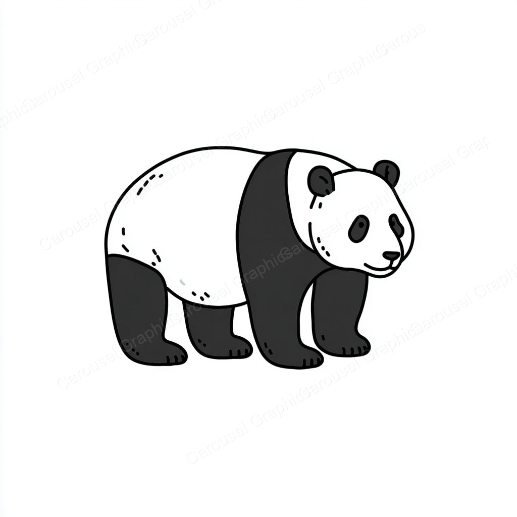Panda Vector Graphic preview