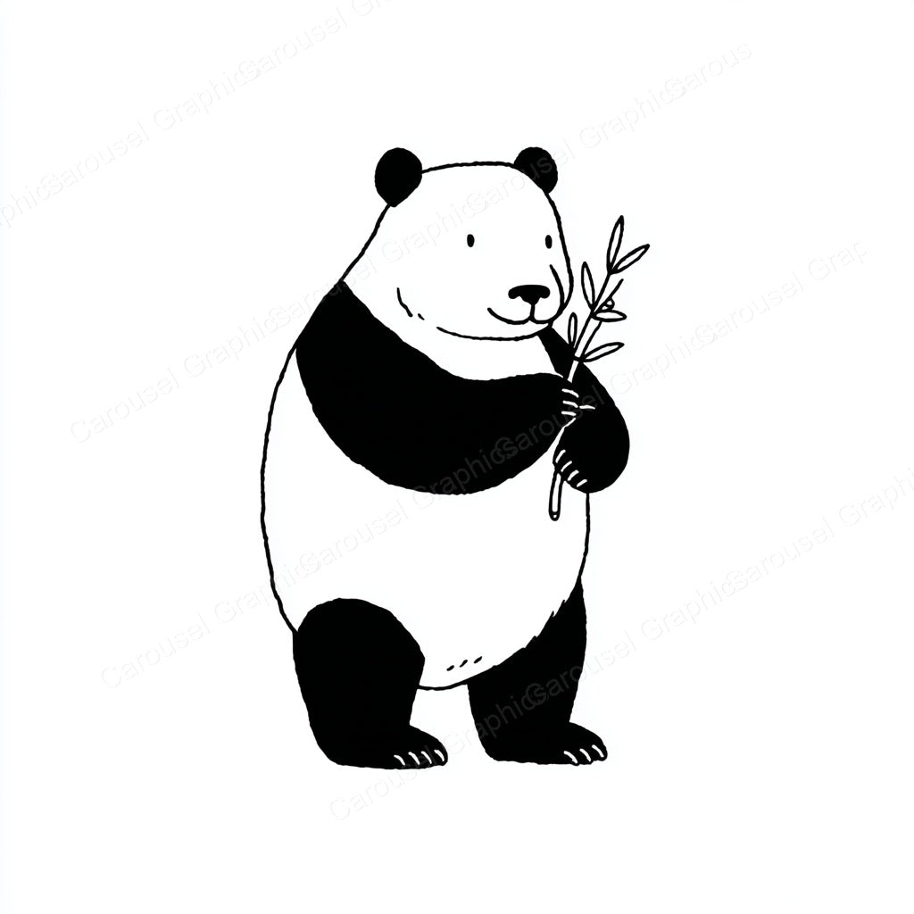 Panda Vector Graphic preview