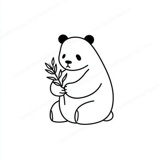 Panda Vector Graphic preview