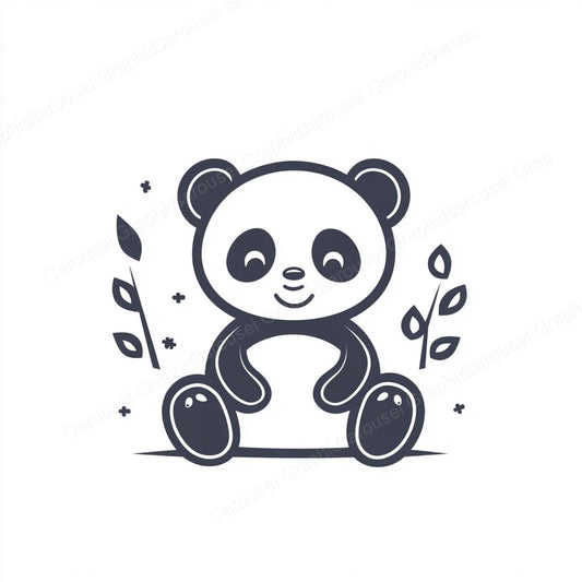 Panda Vector Graphic preview