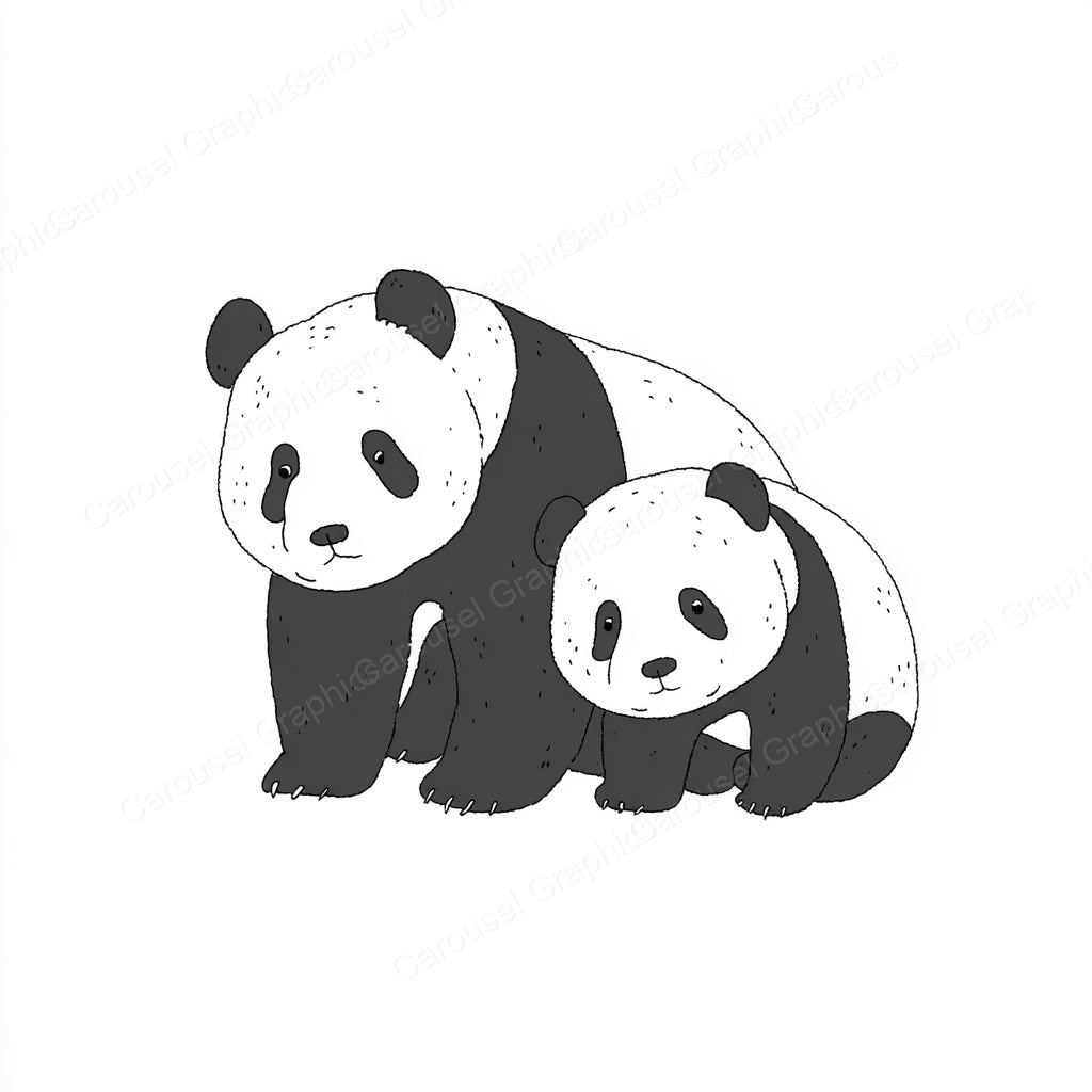 Panda Vector Graphic preview