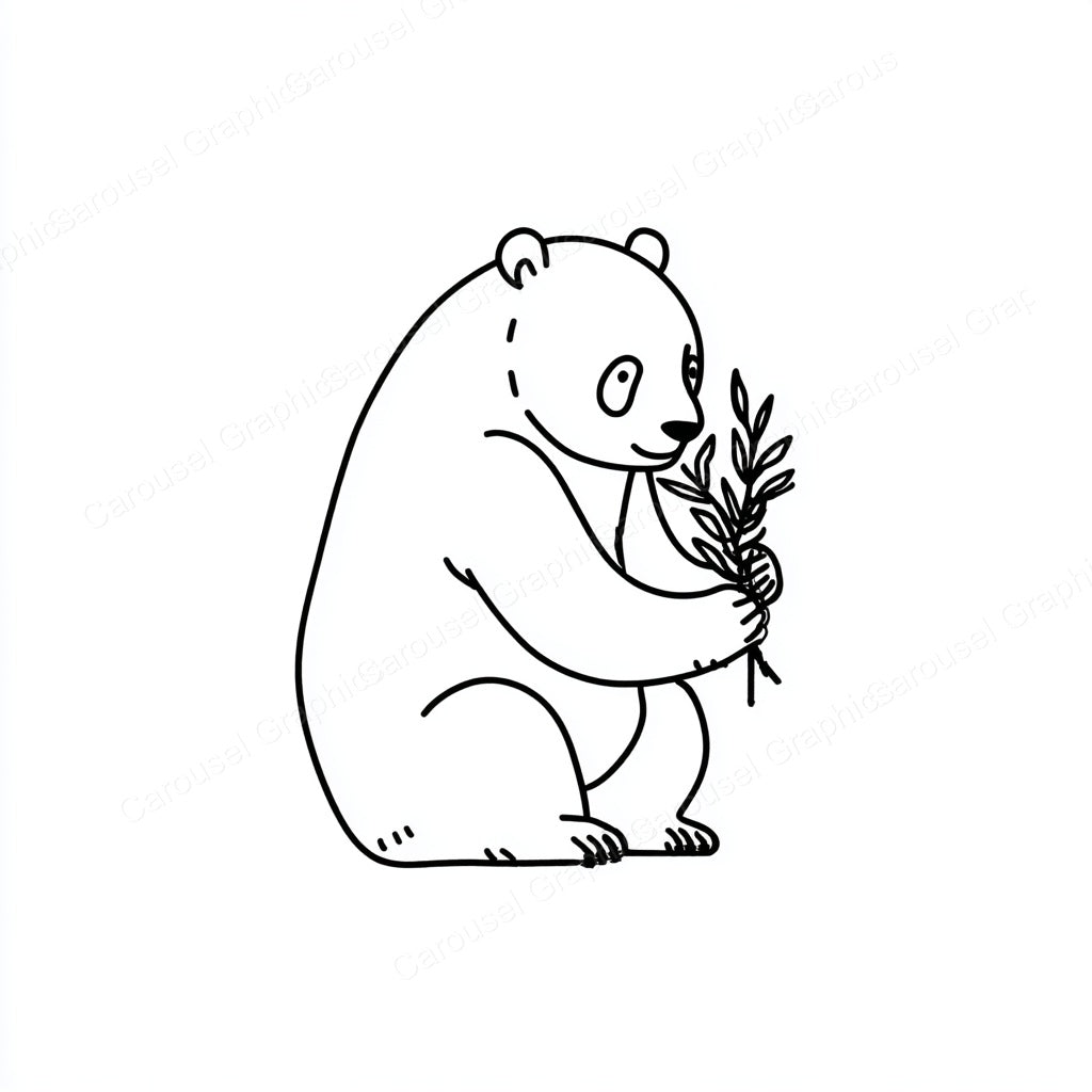Panda Vector Graphic preview