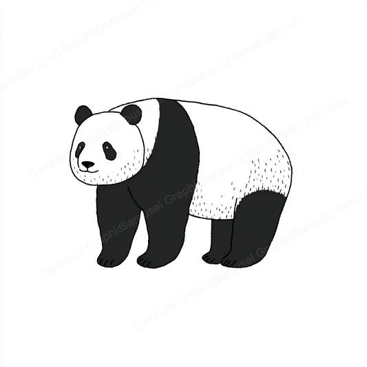 Panda Vector Graphic preview