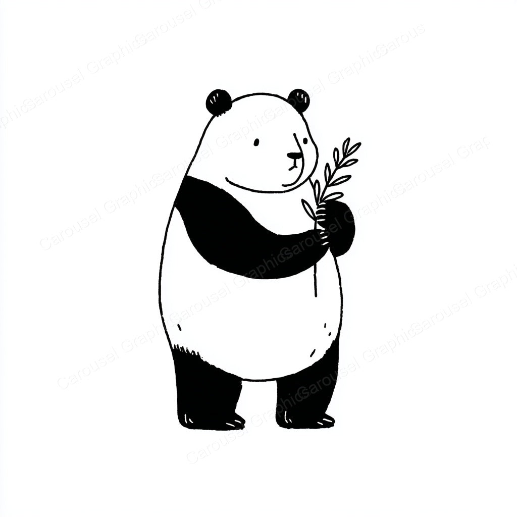 Panda Vector Graphic preview