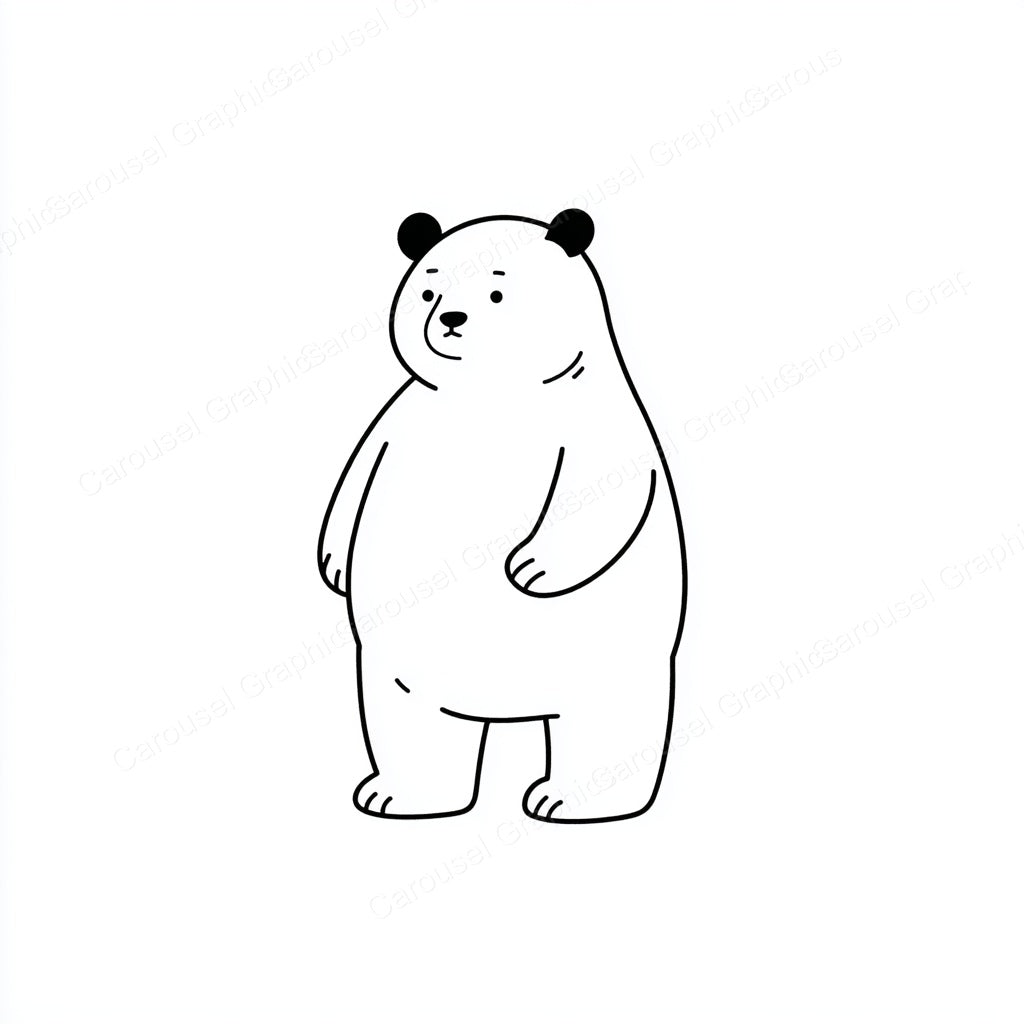 Panda Vector Graphic preview