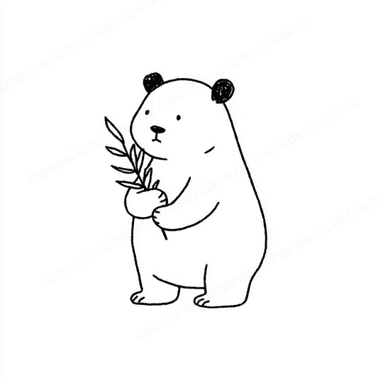 Panda Vector Graphic preview