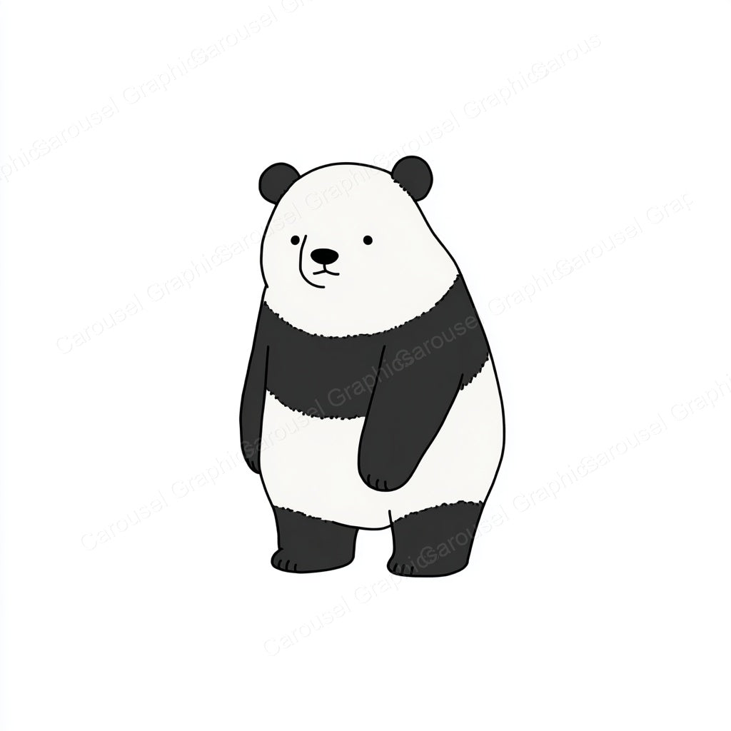 Panda Vector Graphic preview