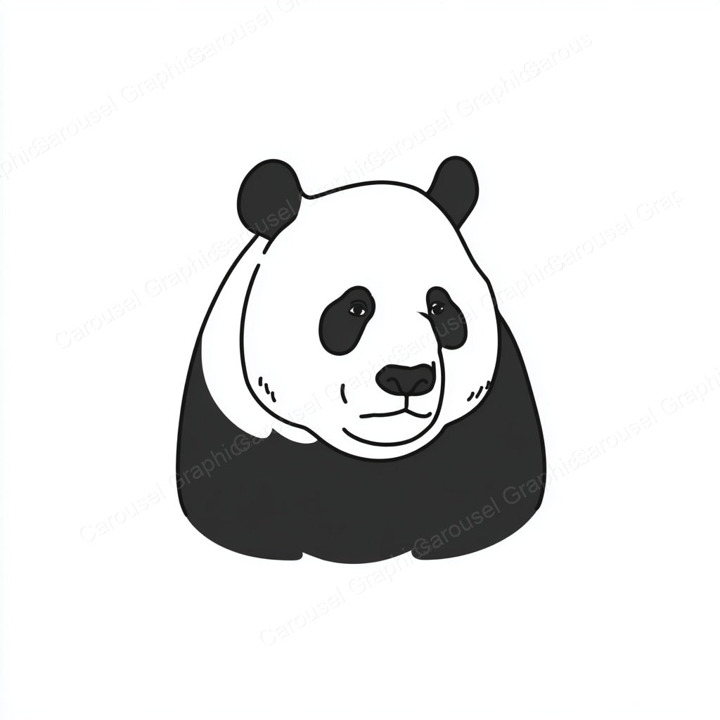 Panda Vector Graphic preview