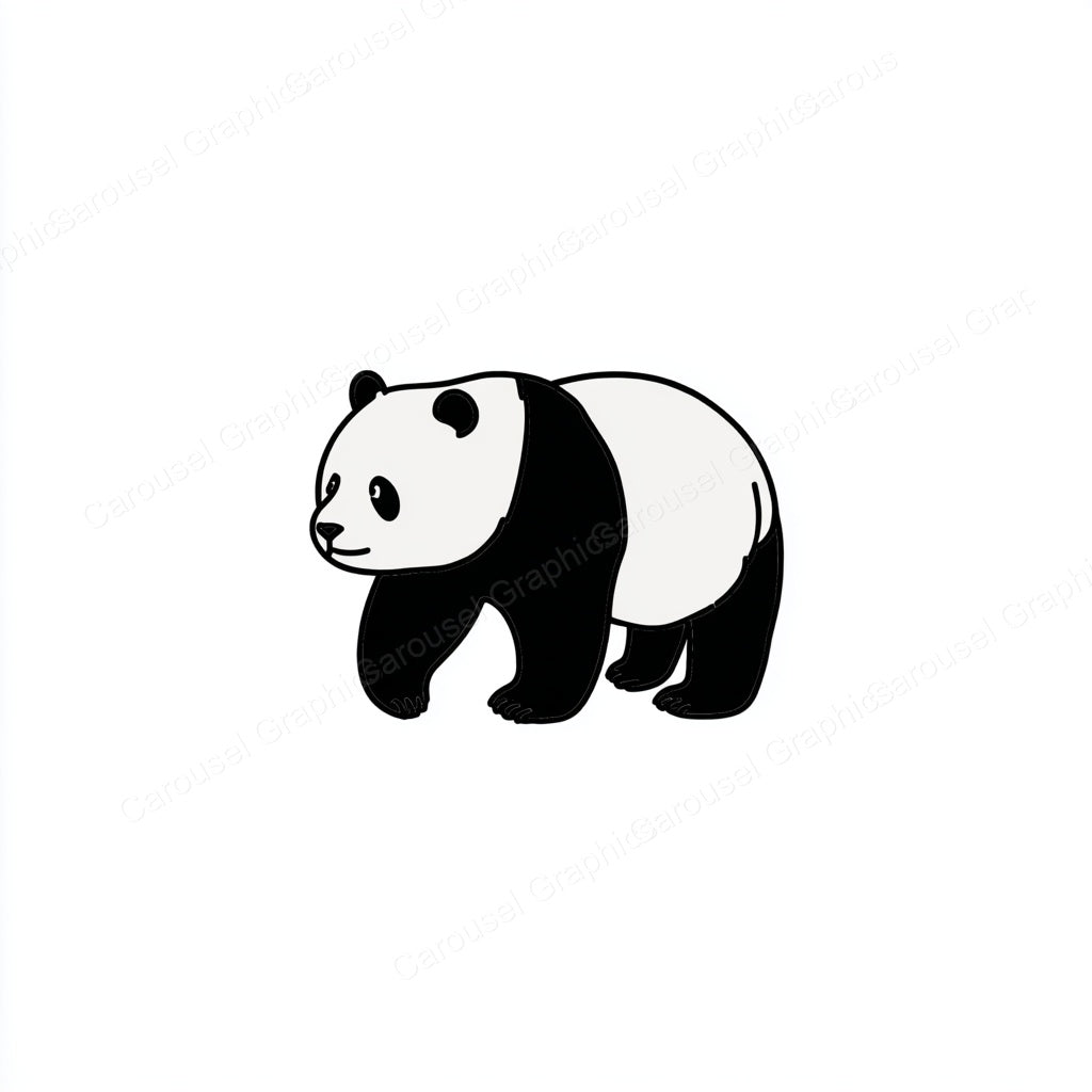 Panda Vector Graphic preview