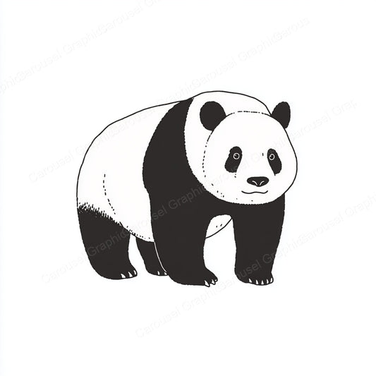 Panda Vector Graphic preview