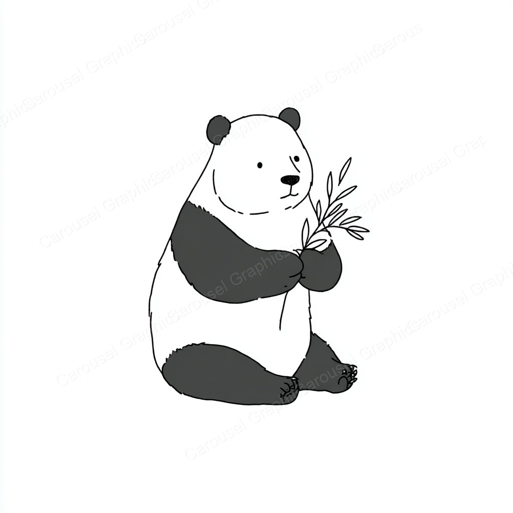 Panda Vector Graphic preview