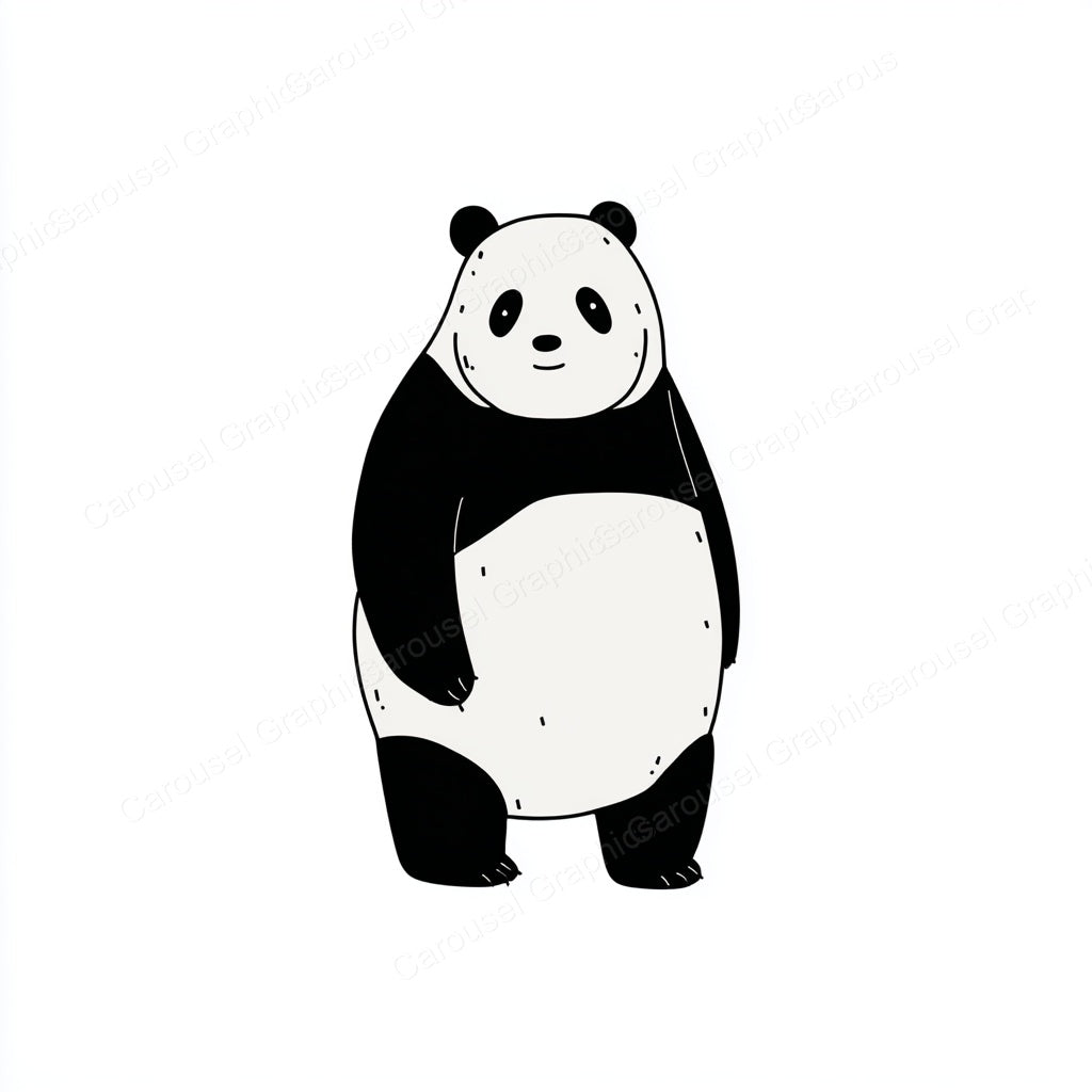Panda Vector Graphic preview