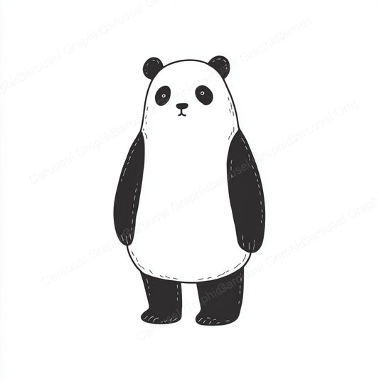 Panda Vector Graphic preview