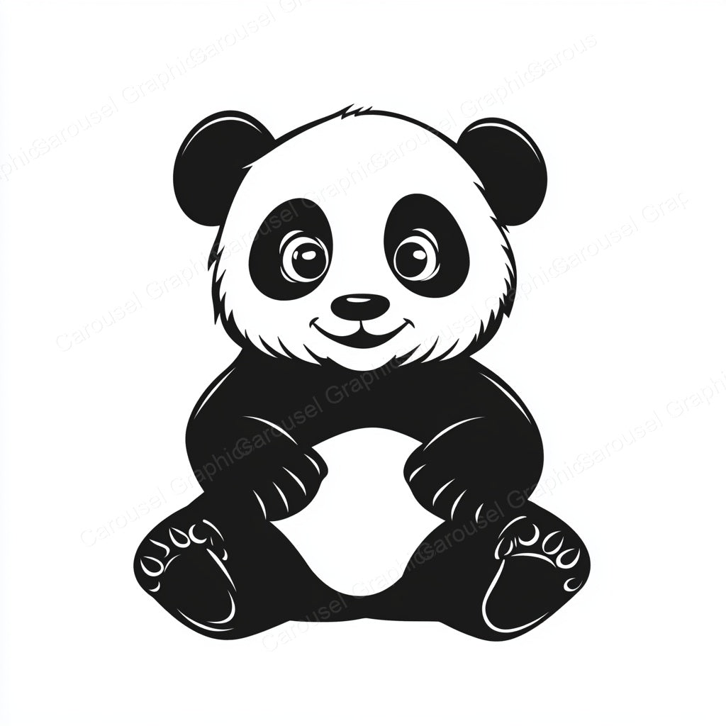 Panda Vector Graphic preview