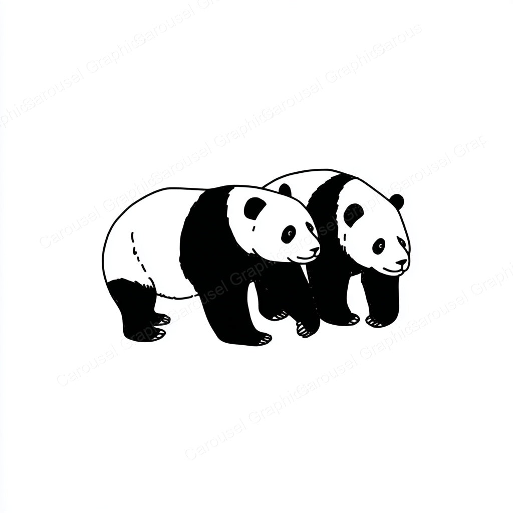 Panda Vector Graphic preview