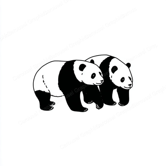 Panda Vector Graphic preview