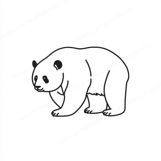 Panda Vector Graphic preview
