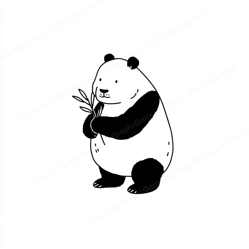 Panda Vector Graphic preview