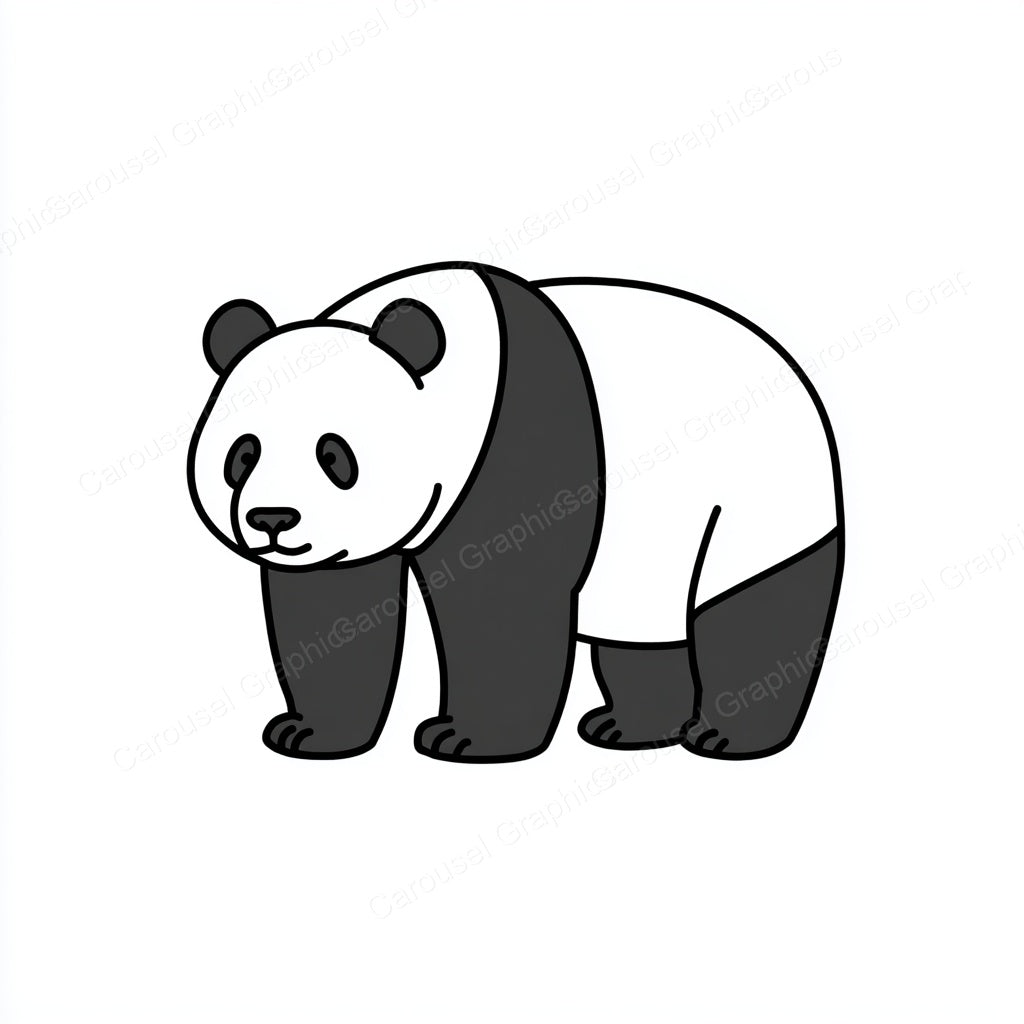 Panda Vector Graphic preview