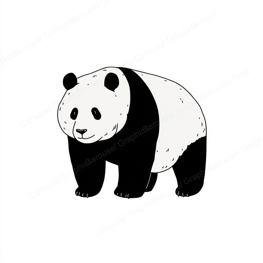 Panda Vector Graphic preview