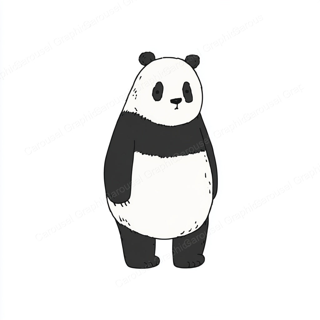 Panda Vector Graphic preview