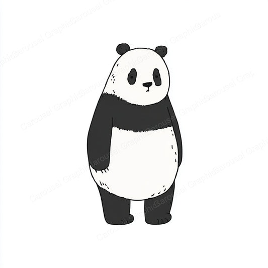 Panda Vector Graphic preview