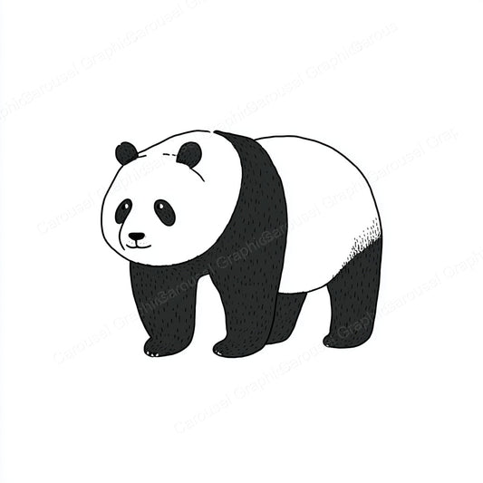 Panda Vector Graphic preview