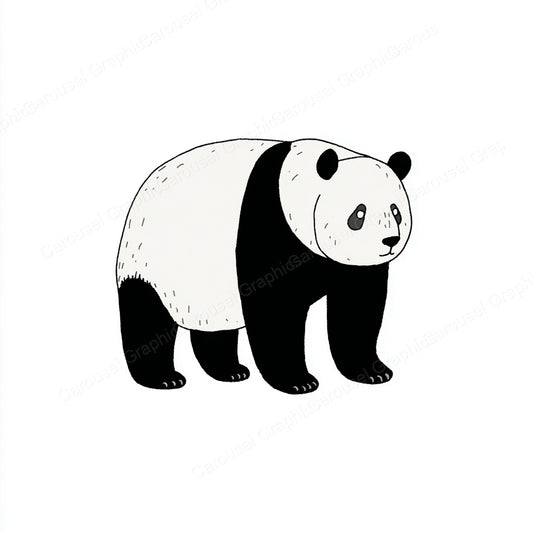 Panda Vector Graphic preview