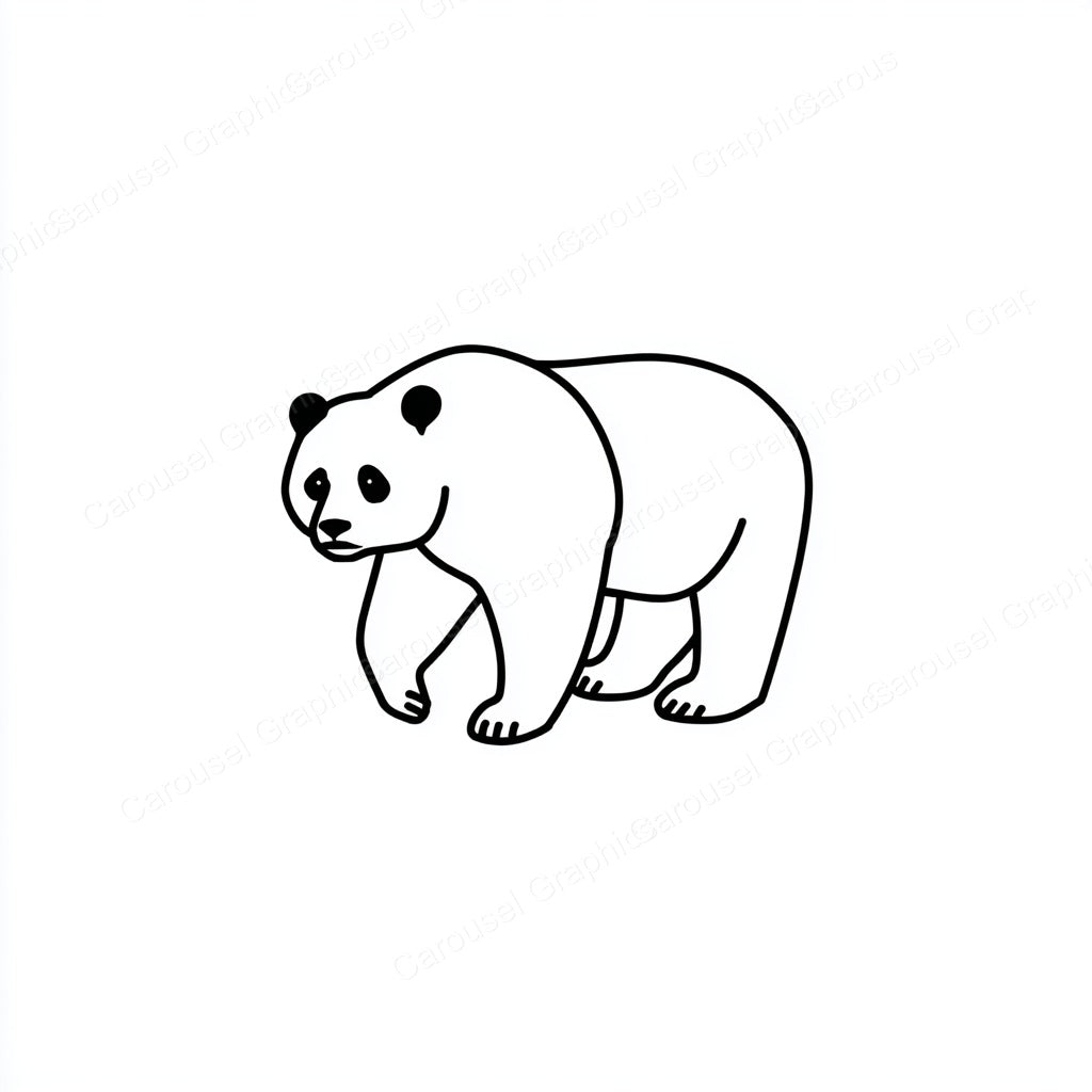 Panda Vector Graphic preview