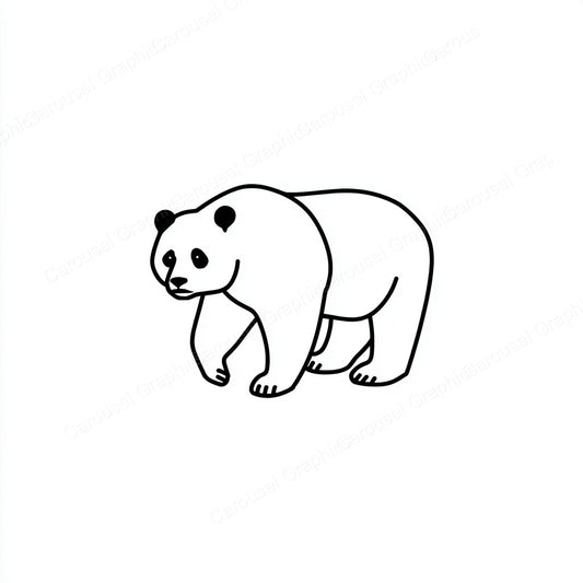 Panda Vector Graphic preview